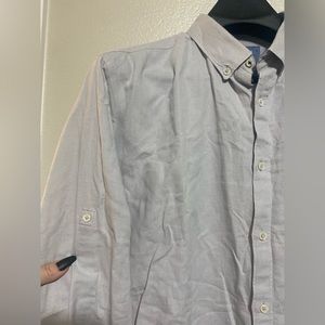 Mens Zara Relaxed Fit Long Sleeve Button Down- size l